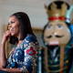 Forever First Lady Michelle Obama in the holiday spirit and sharing best wishes.